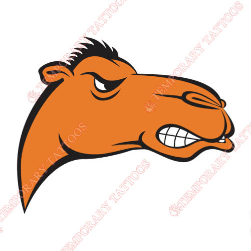 Campbell Fighting Camels Customize Temporary Tattoos Stickers NO.4087